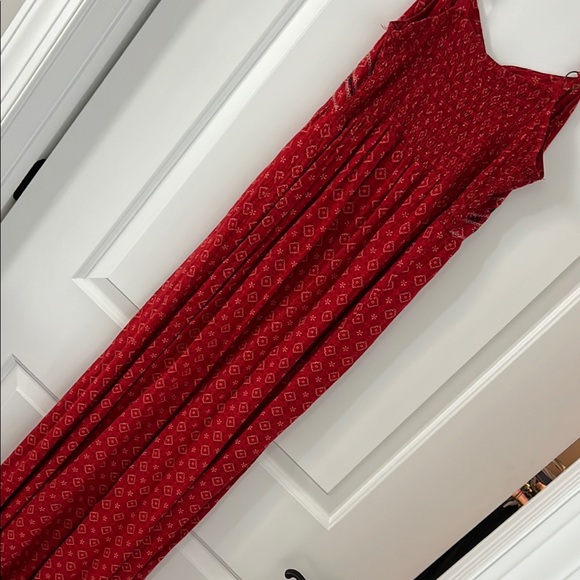 Xhilaration Red Spaghetti Strap Sundress Maxi - Picture 4 of 4
